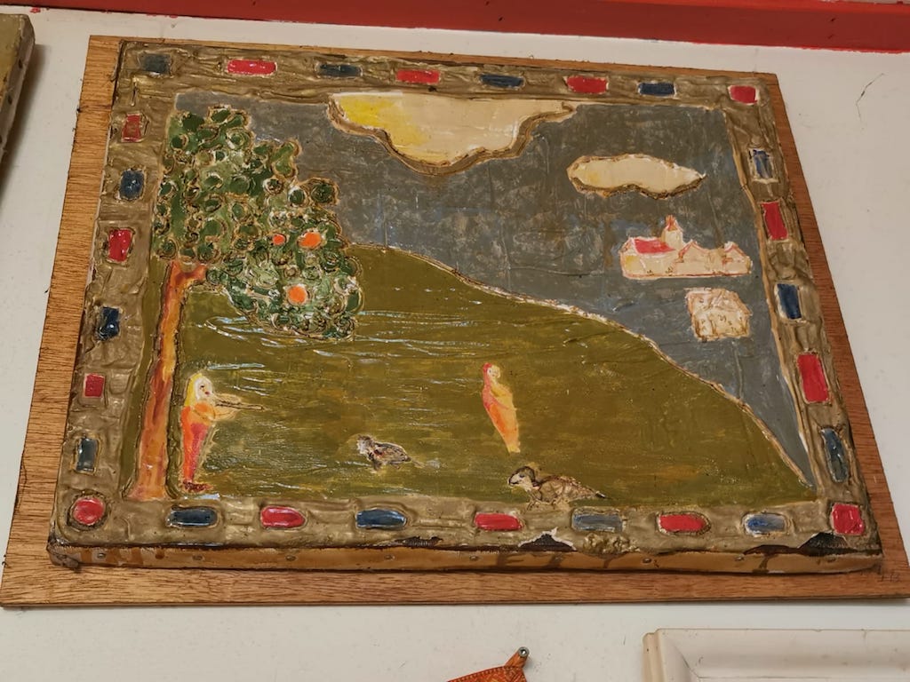 Detail van het hoofd
